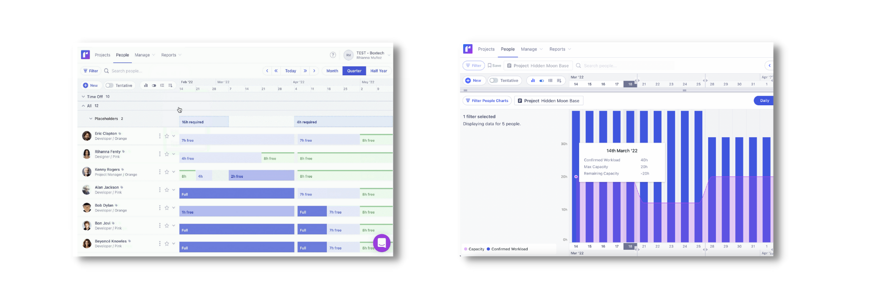 virtual machine to determine workload balancing 