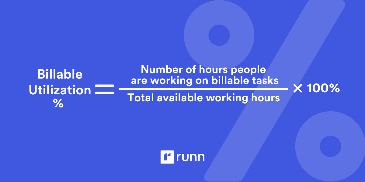 Formula for billable utilization