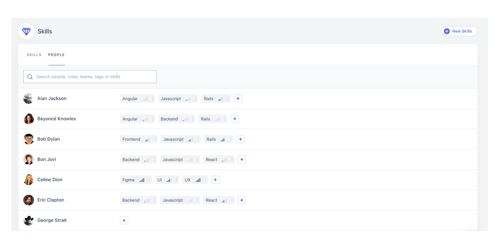 skills management in Runn